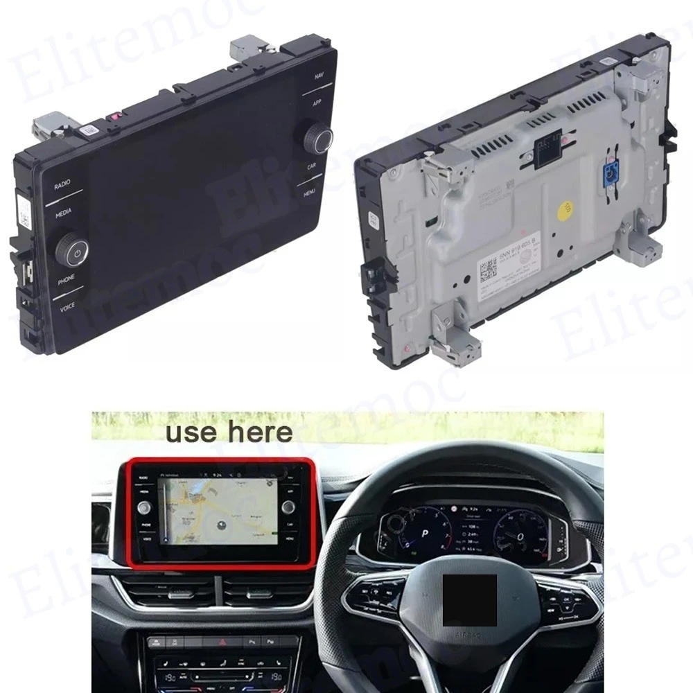 

For VW Volkswagen T-Roc T Roc 2017-2024 2.0 TSI 4motion 140 kW 5NN 919 605B LCD Display Screen Repair Replacement