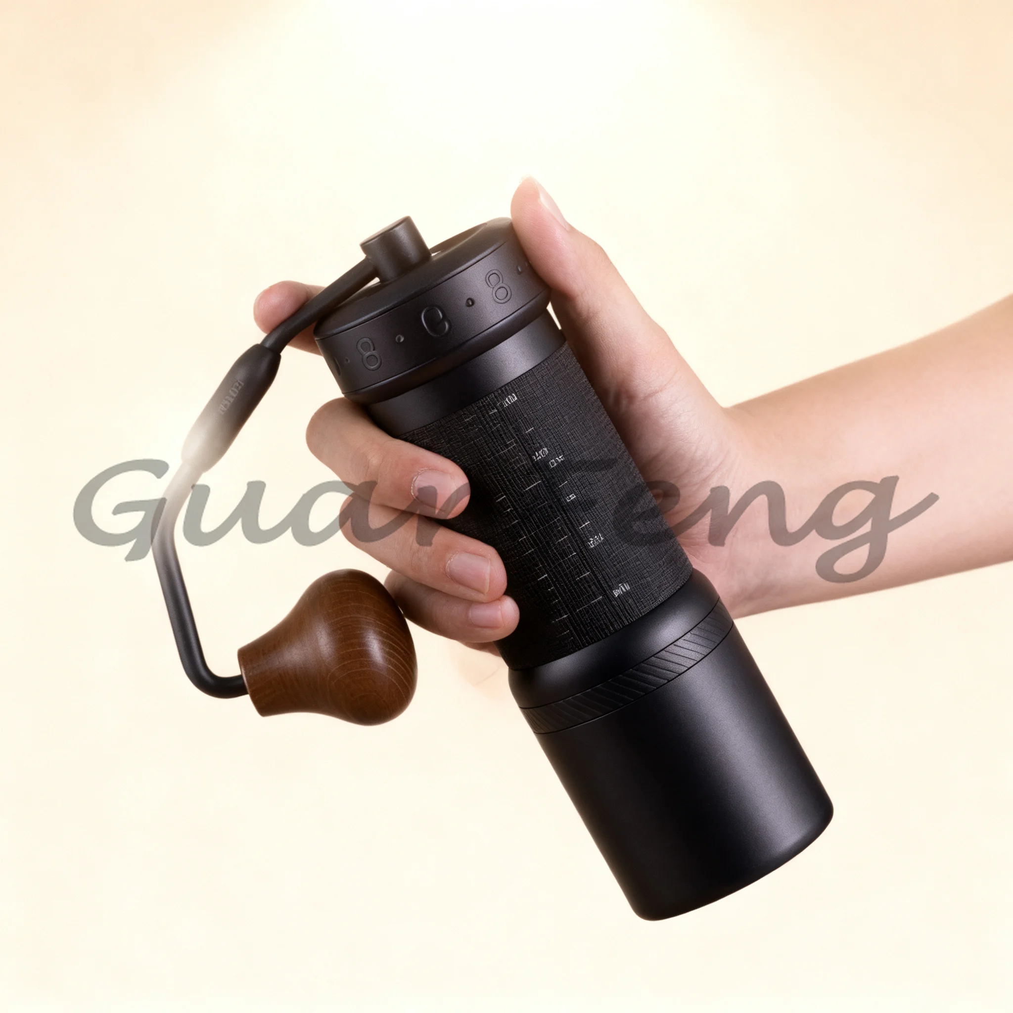 Manual Portable Coffee Bean Grinder, Foldable Handle Hand Coffee Grinding Mill