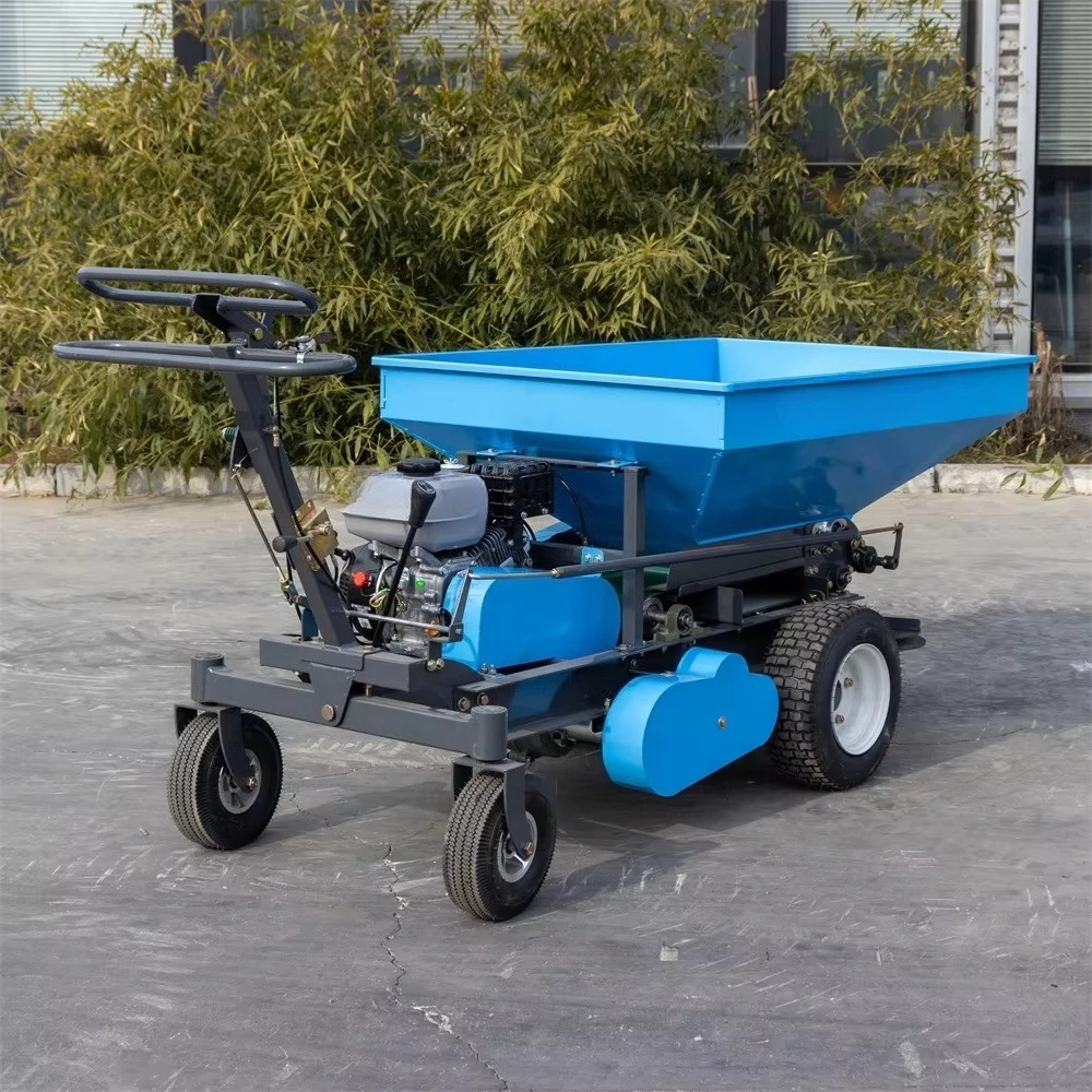 Fully Automatic Self-propelled Small Fertilizer Spreader Seed Drill High 4-Year Warranty for Greenhouse Orchard Farmland