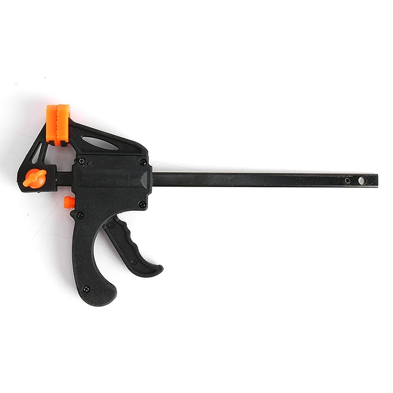 6-дюймовый F-образный быстрый зажим для дерева, нейлон, деревообработка, жесткая ручка, экструзионная трещотка, ручной инструмент, прочный, простой в использовании