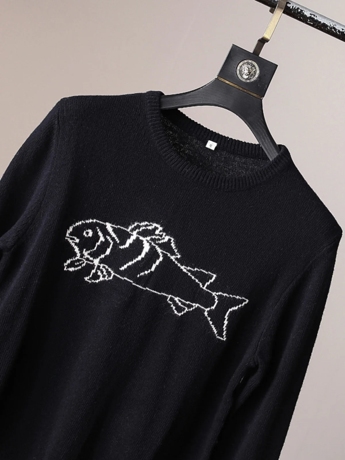 

Новый осенне-зимний мужской свитер с круглым вырезом, удобный, вязаный, шерстяной, молодежный, повседневный, с длинным рукавом, в японском ретро-стиле