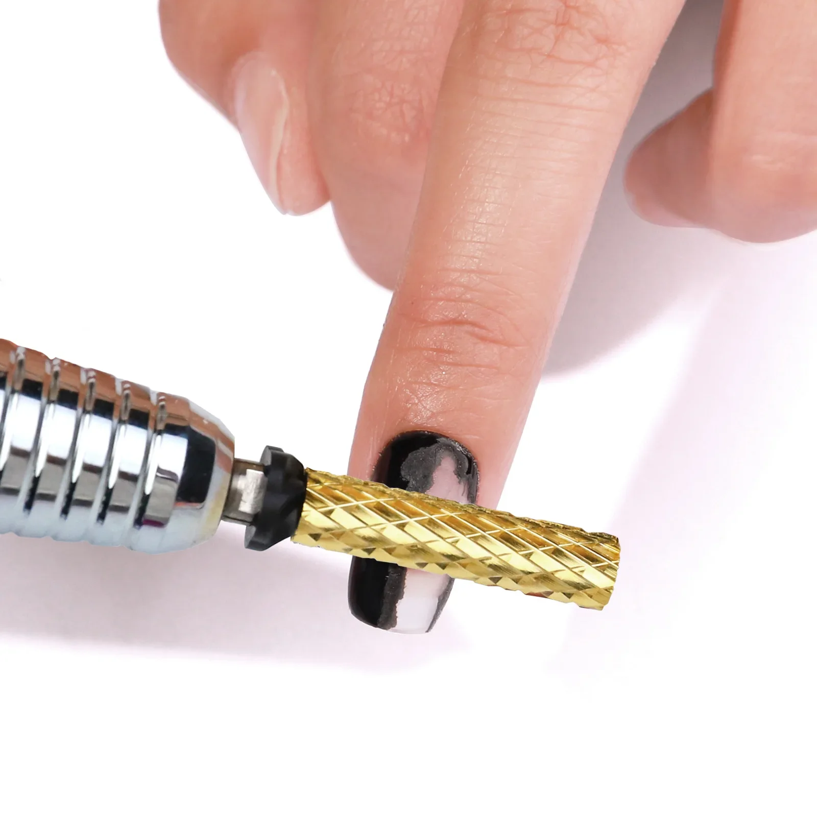 Super Lange Barrel Kegel Hartmetall Wolfram Stahl Nagel Bohrer Fräser Für Maniküre Scharfe Entfernung Nagel Gel Schleifen Kopf – Detail 7