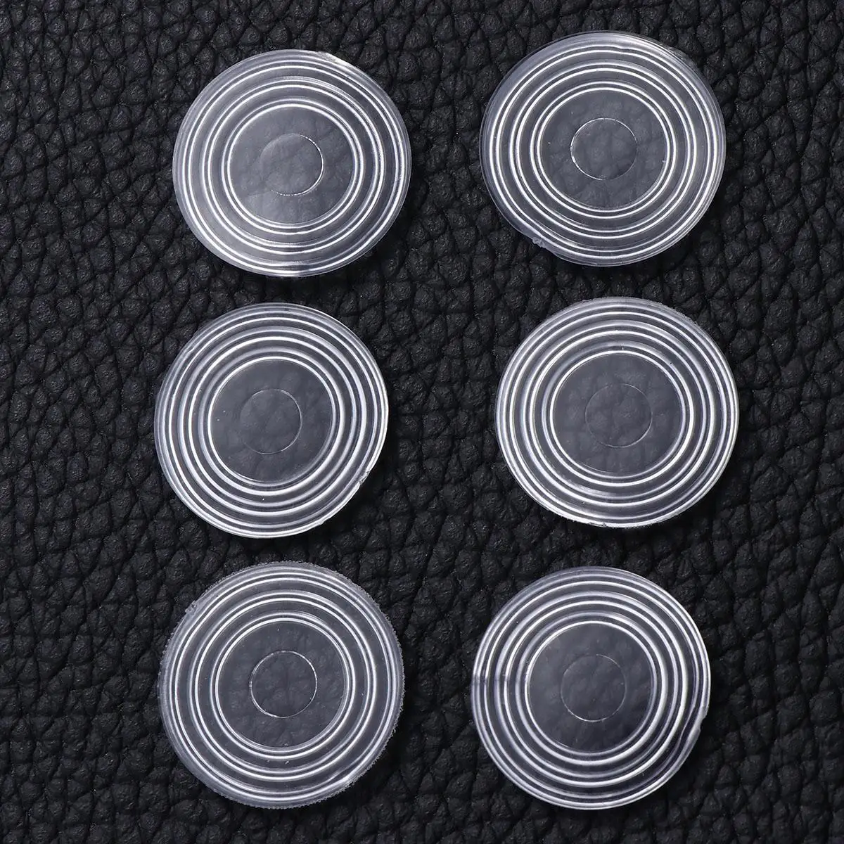 18 Pcs Glass Table Mat Wall Protection Round Shaped Pads Furniture Bumpers Protector