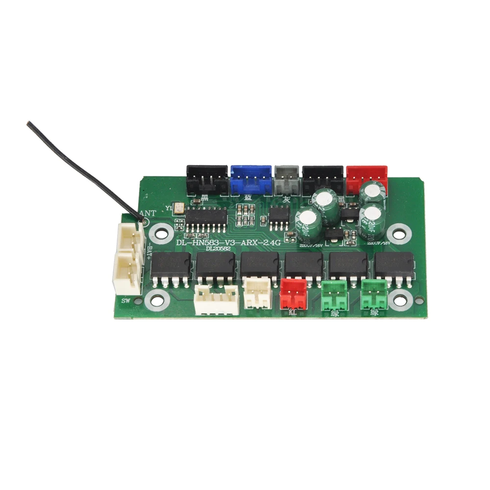 Papan Penerima HUINA 1583 dengan Remote Control Radio