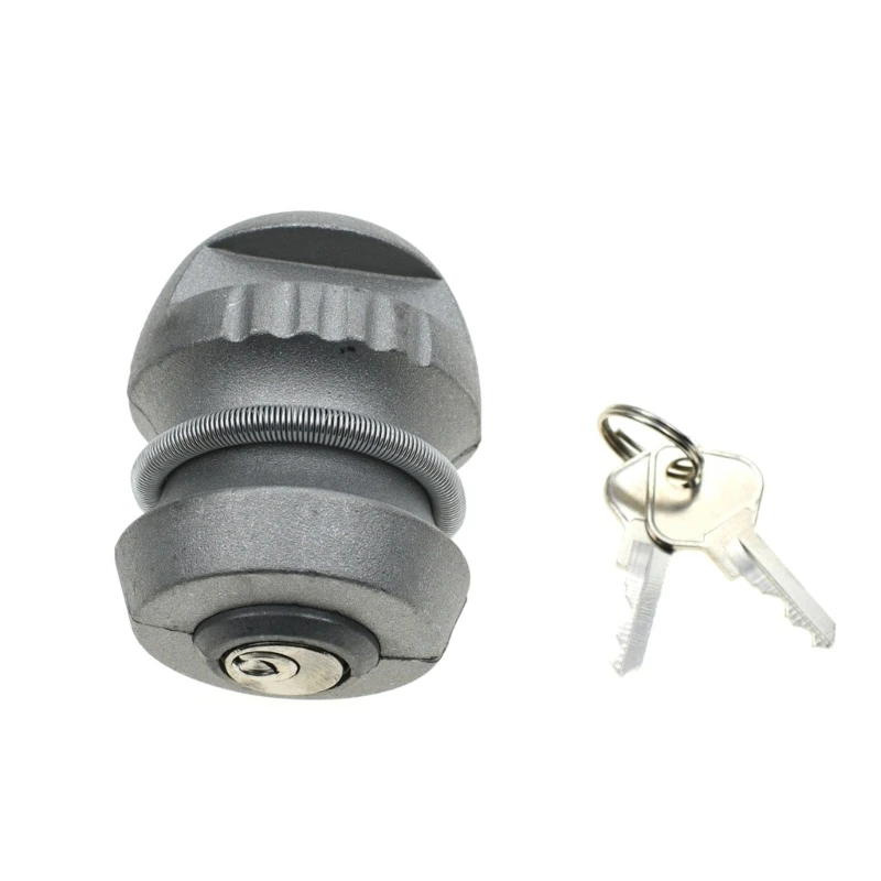 Insertable Hitch Coupling Lock For Caravans or Trailer For Security Insertable Anti Theft Lock with 2 Keys Dropship