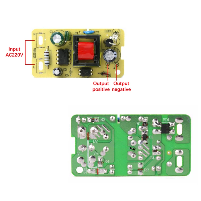 5V 2A Adapter modułu przełączający zasilanie AC 220V do DC 5V płyta zasilająca obniżania