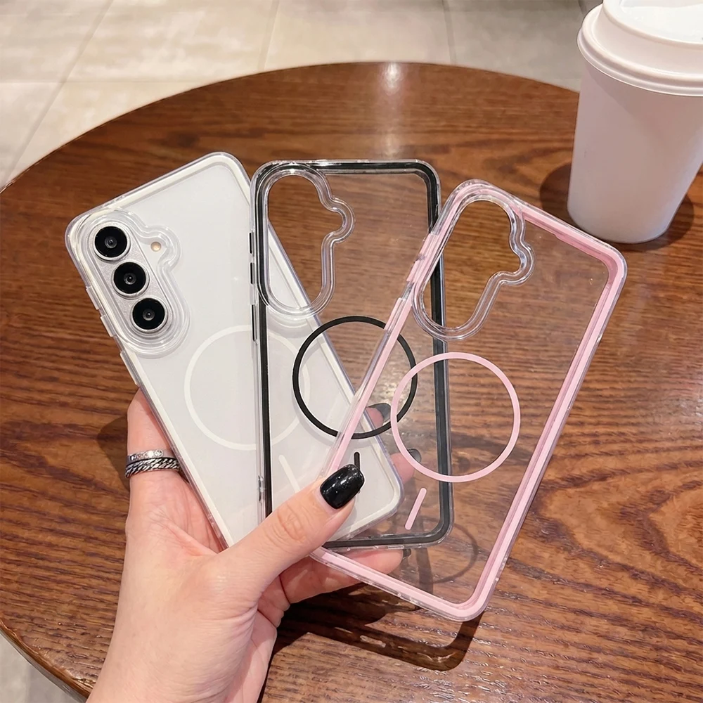 Magnetic Phone Case For Samsung Galaxy A07 A37 A57 A06 A26 5G 4G Support Magnetism Charging TPU Shockproof 2in1 Separable Cases