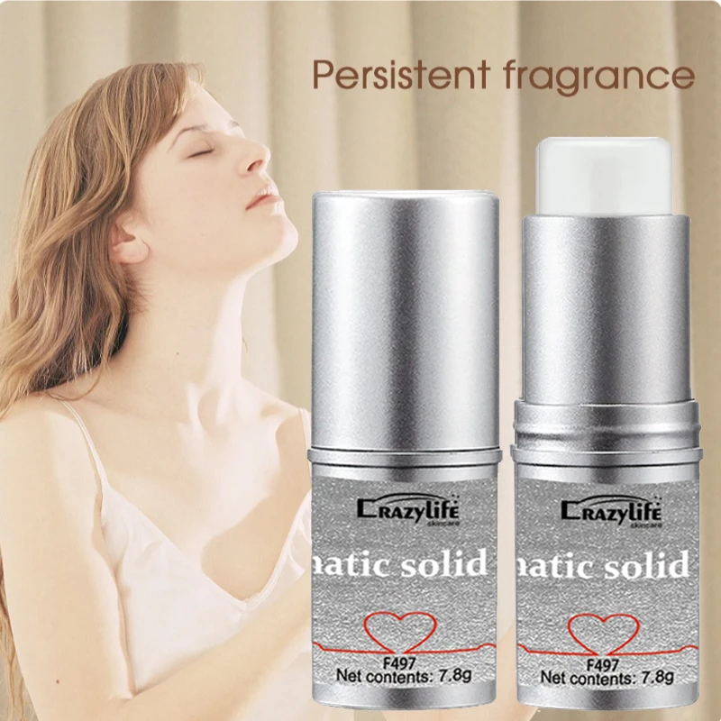 عطر بلسم صلب للرجال والنساء - عطر محمول طازج بلسم جنسي صلب، رائحة الأزهار، عطر عصا الكبار للمواعدة واليومية