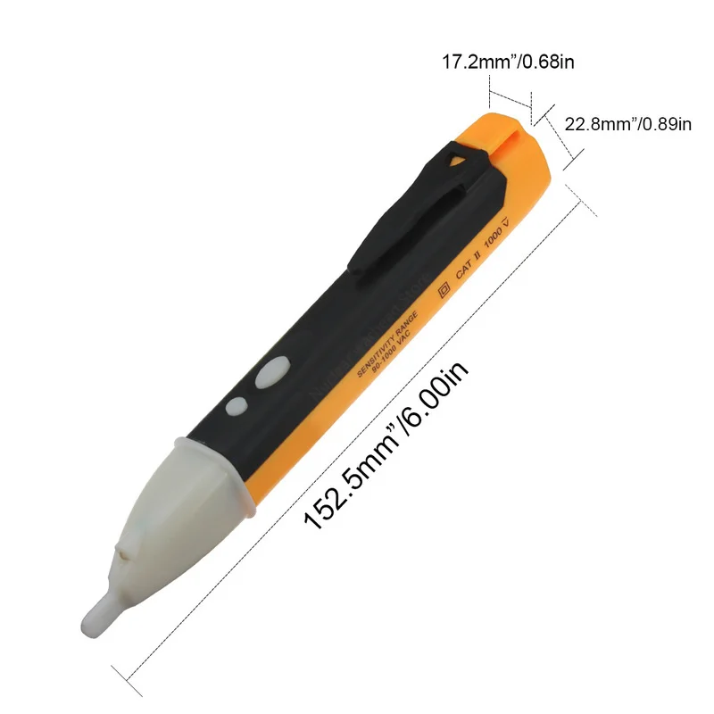 Crayon de test à induction sans contact, voltmètre, sonde de tension, stylo de Test d'électricité, détecteur de puissance, prise de test, ac 110V 220V