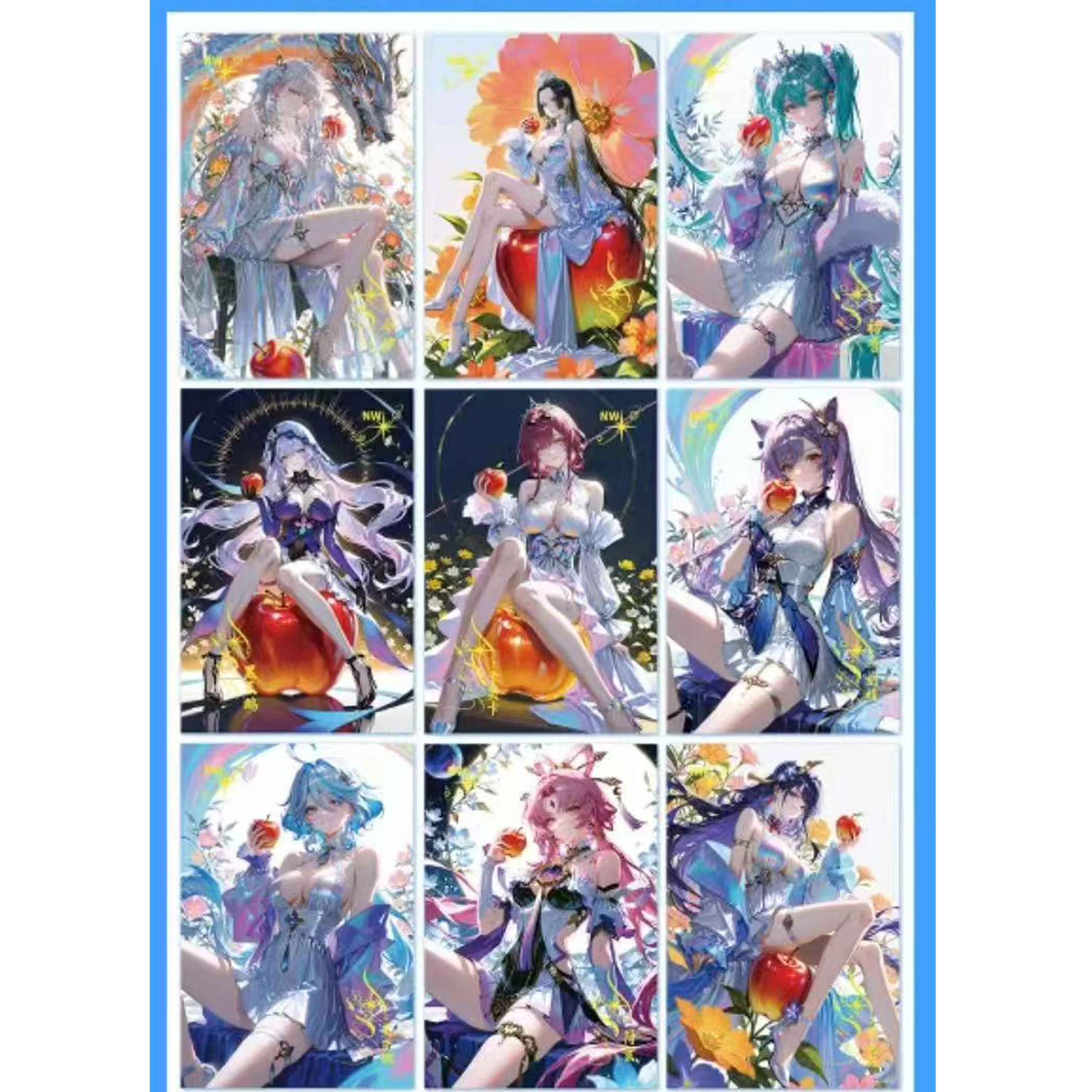 The latest wholesale goddess story collection card character wife card Xia's first bullet A5 collection card animation toy card