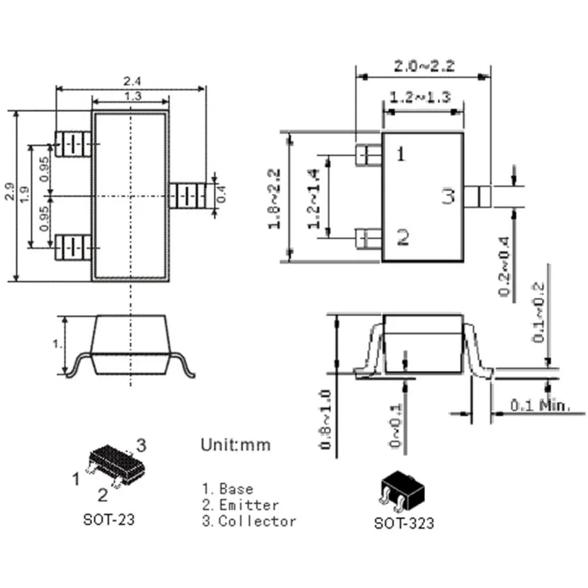 100 шт. AO3407 A79T 4.3A 30V SOT23 SMD MOS P-Channel MOSFET транзисторы