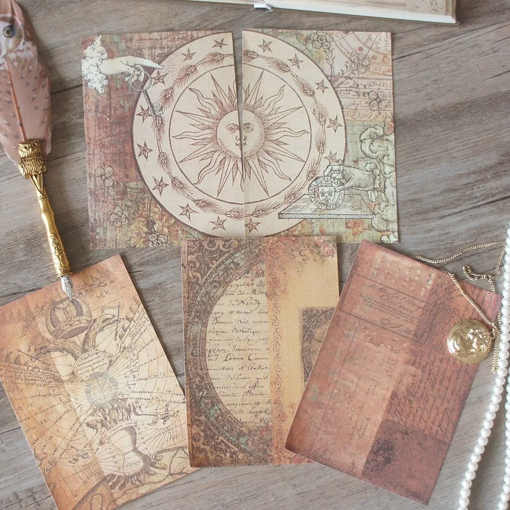 

30pcs Page in Magic Book Design Gift Decoration Paper Creative Craft Paper Scrapbooking Background DIY