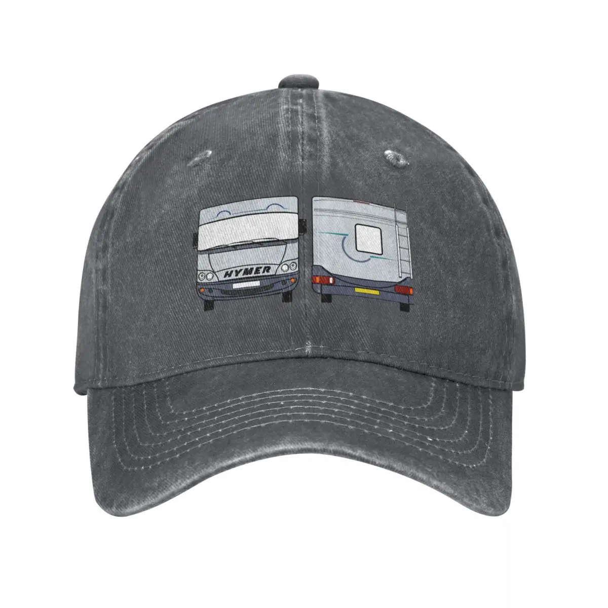 Hymer Motorhome Front & Back - Colour Baseball Cap Anime Hat Horse Hat Girl Men's