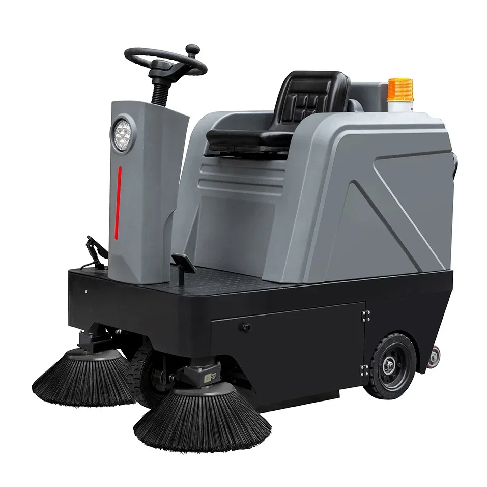 

Anrunto Electric Battery Ride On Road Vacuum Sweeper Street Cleaning Floor Sweeper Machine