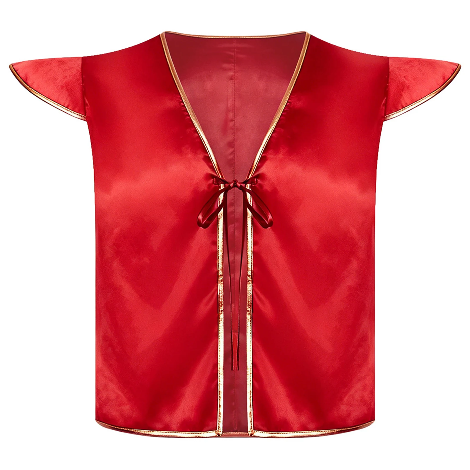 Men Aladini Arabian Prince Cosplay Costume Satin Waistcoat Vest Top Harem Pants Suit Halloween Theme Party Carnival Stage Outfit view 4