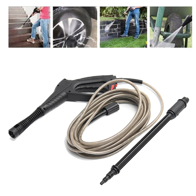 High Pressure Washer Spray-Gun Car Cleaning Washing-Gun With10m Hose Nozzle For Lavor Vax