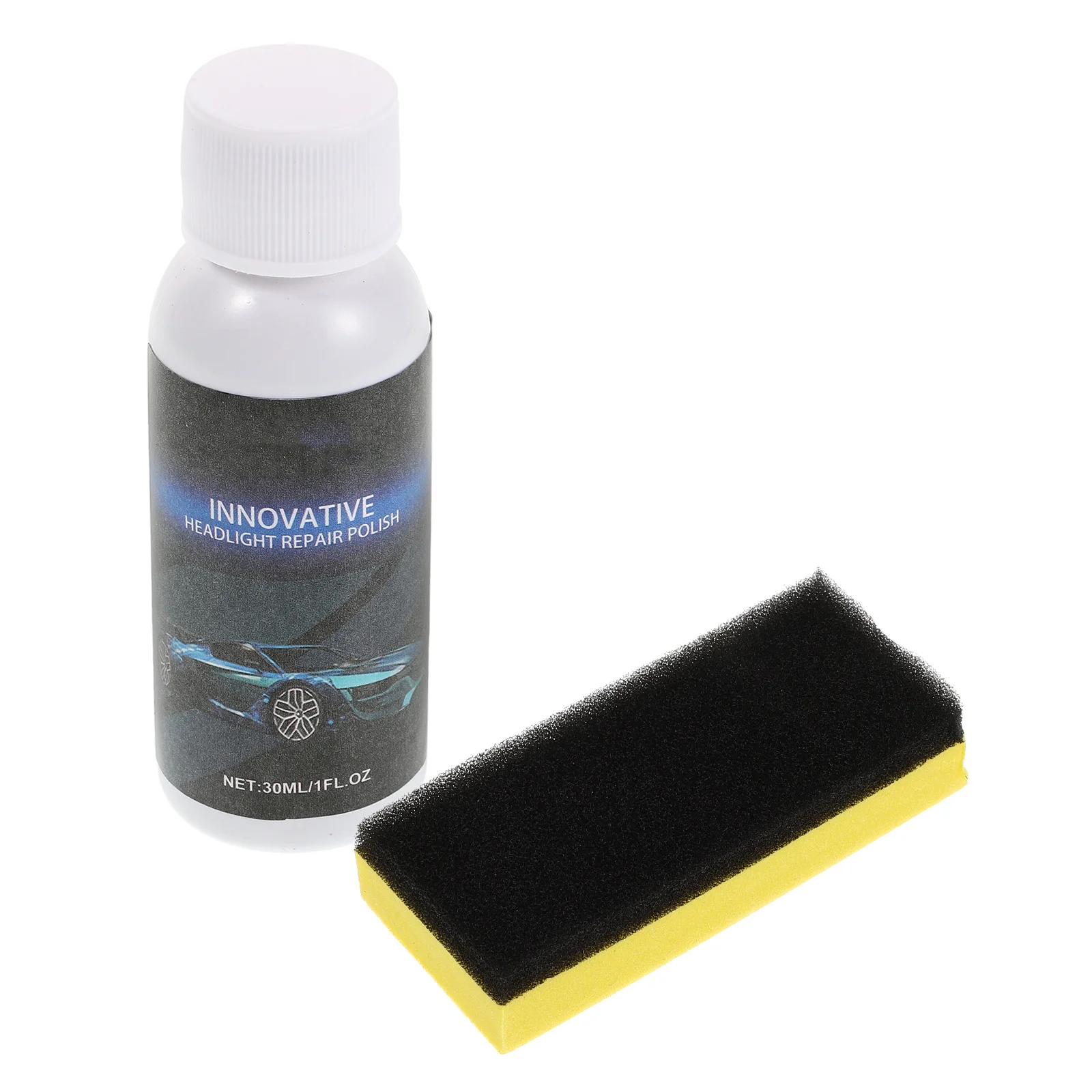 

1Set Headlight Lens Refurbishment Kit Innovative Repair Solution for Headlight Brightness and Transparency Easy Application