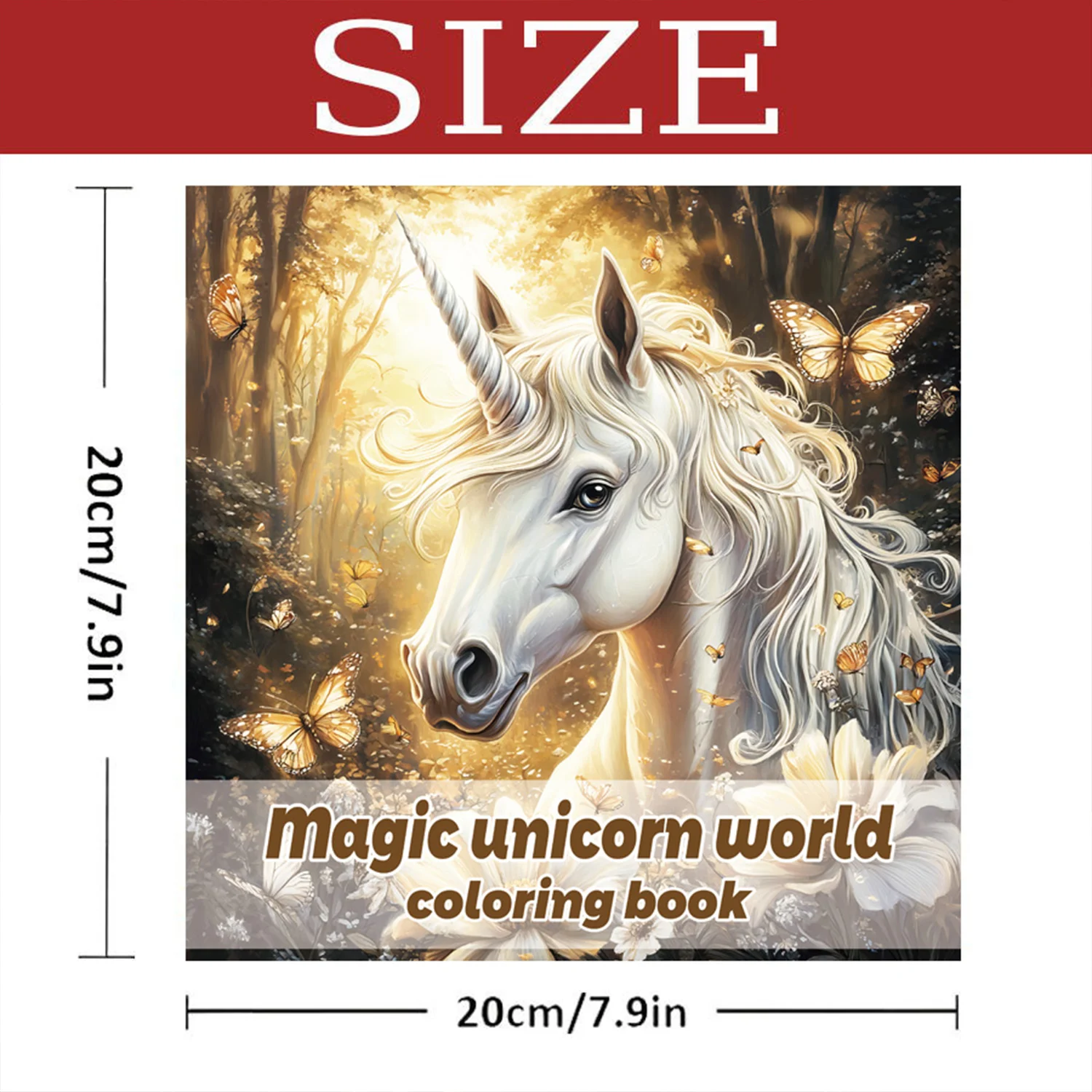 Adult Picture Book: Enchanting Unicorn Colouring Book Whimsical Animated Designs image 4