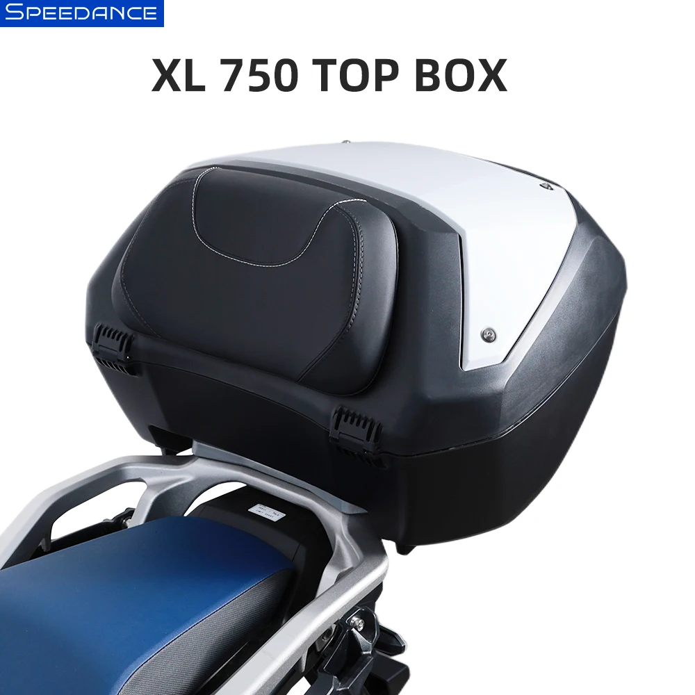 

50L motorcycle trunk for Honda XL750, can be unlocked with original motorcycle key, large-capacity rear box for safe and conveni