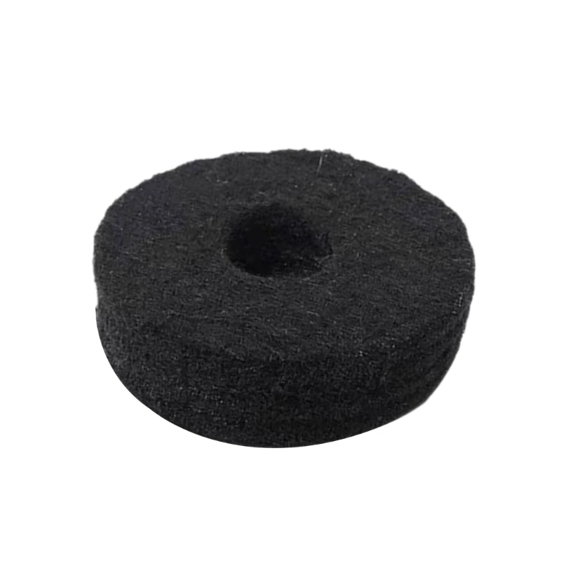 Set of Cymbal Stand Felt Washer and Sleeves Standard Size Cymbal Stand Felt Pads and Plastic Cymbal Sleeve Set