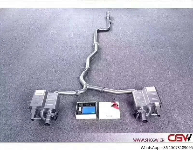 

CGW Customized SS 304 Cutout Catback Exhaust Pipe Muffler for W205 C300