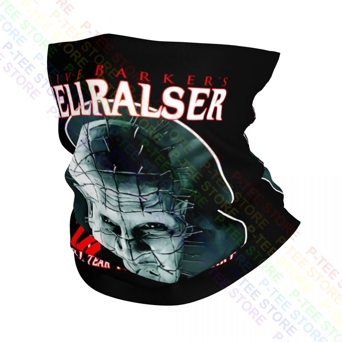 Pinhead Tear Your Soul Hellraiser Cenobite Neck Gaiter Bandana Scarf Face Mask Summer Running Breathable