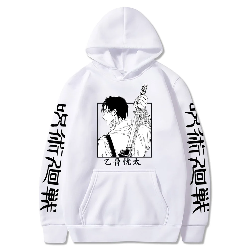 Jujutsu Kaisen Anime Character Image Print Fashion Youth Hoodie Casual Sports Style Women's Clothing Trend