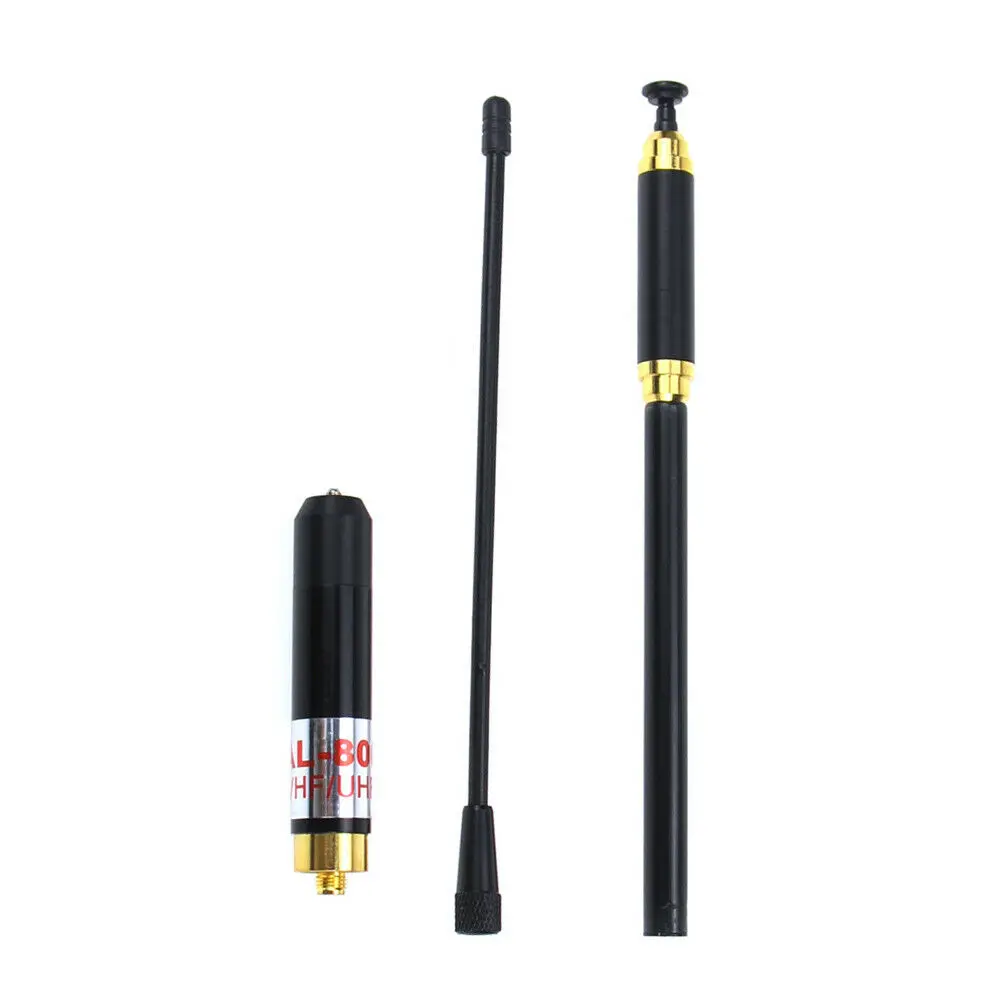 

High Gain Telescopic Antennas AL-800 Dual Band VHF UHF SMA-Female Antenna Replacement For BaoFeng UV-5R UV-9R Radio Accessories