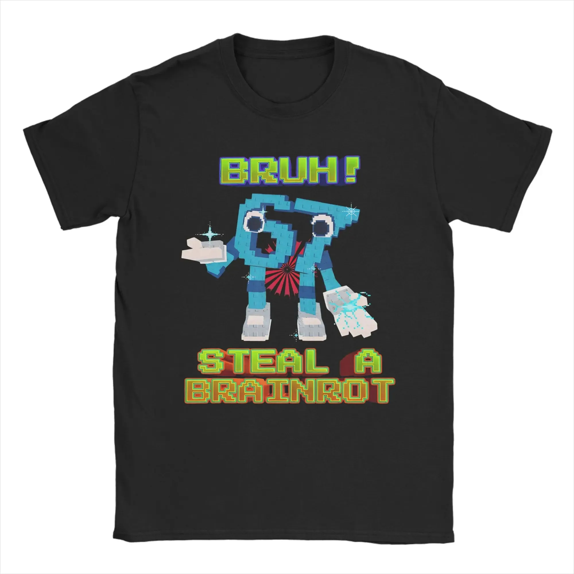 Teal A Brain Rot 67 Six Seven Funny Gamer Meme for Parent-Child Oversized T-Shirt 6-7 Funny Italian Brainrot Gaming Y2k Tee Tops