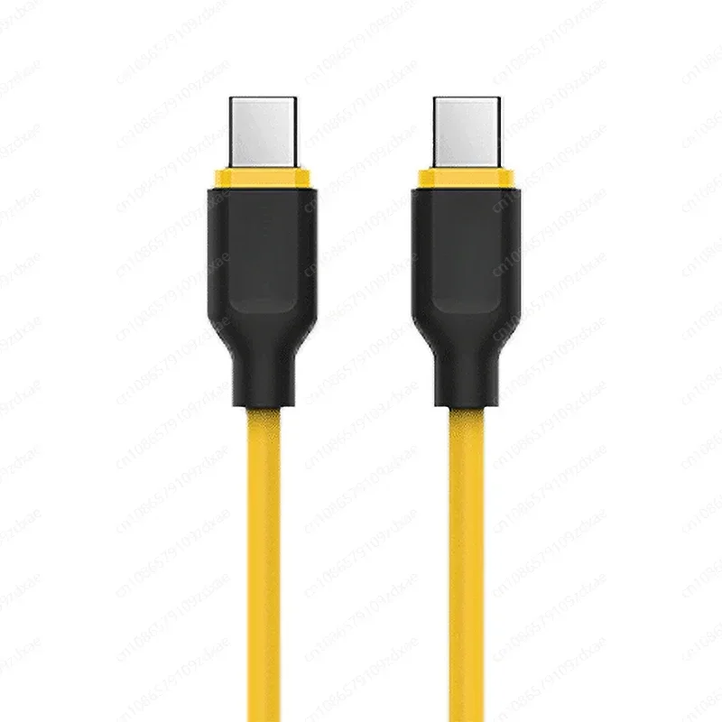 100W data cable PD fast charging 5A super elastic silicone cable suitable for Macbook iPhone15Promax iPadPro