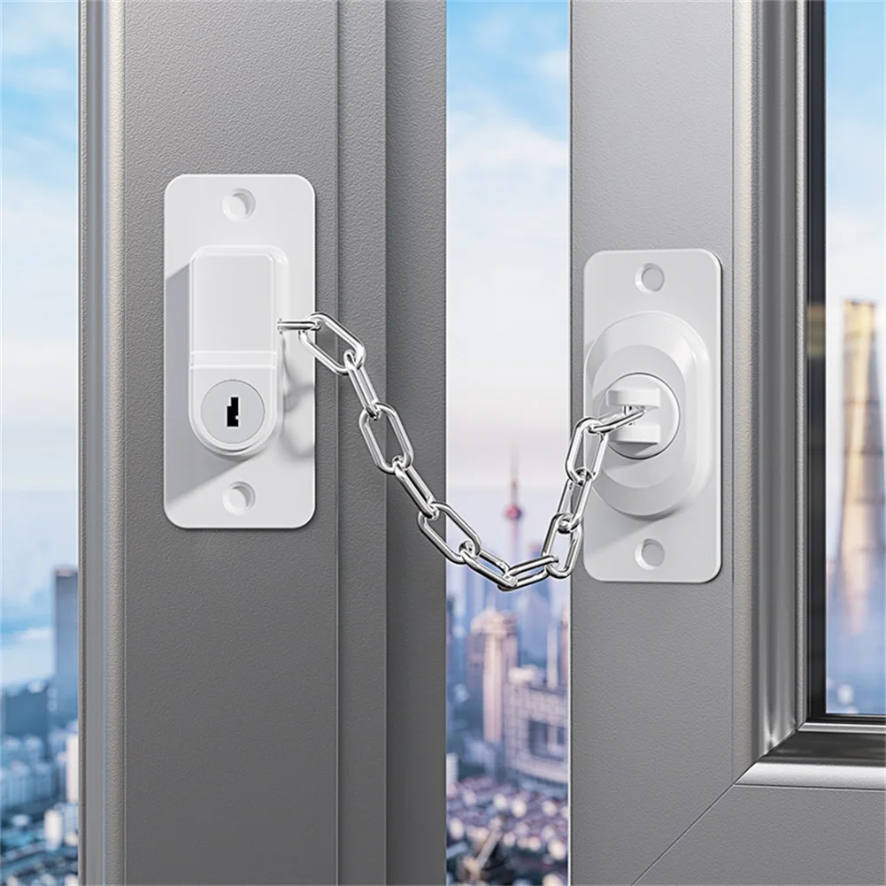 120dB Loud Door Alarm Child Safety Lock Type-C Rechargeable Fridge Cabinet Drawer Security Sensor Anti Theft Home Protection Set