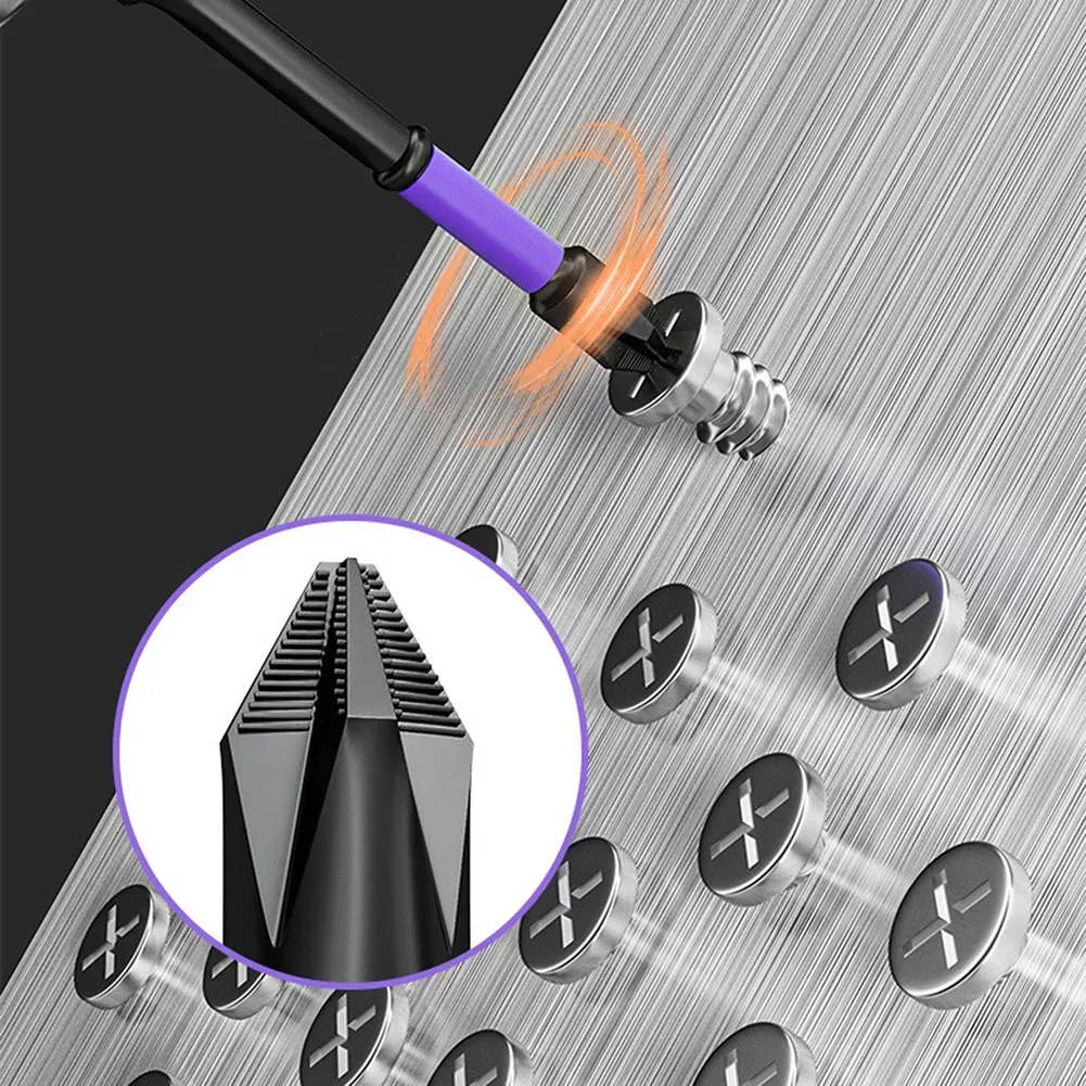 PH2 25/50/65/70/90/150mm Anti-Slip Strong Magnetic Batch Head Cross Screwdriver Bit Sets For Power Drilling Tools