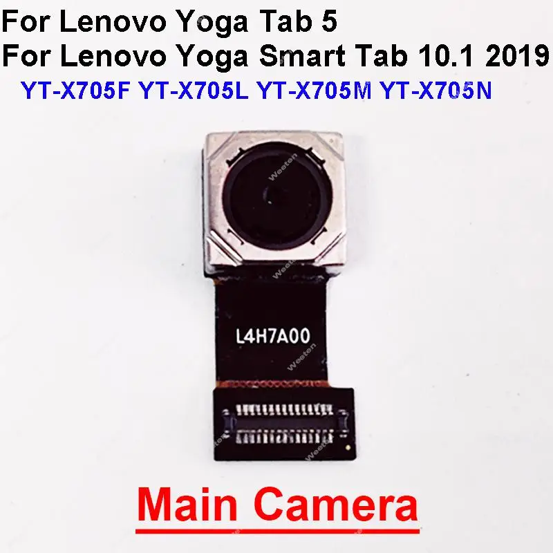 Rear Front Camera Flex Cable For Lenovo Yoga Tab 5 Smart Tab 10.1 2019 YT-X705F YT-X705L YT-X705M YT-X705N Back Front Camera