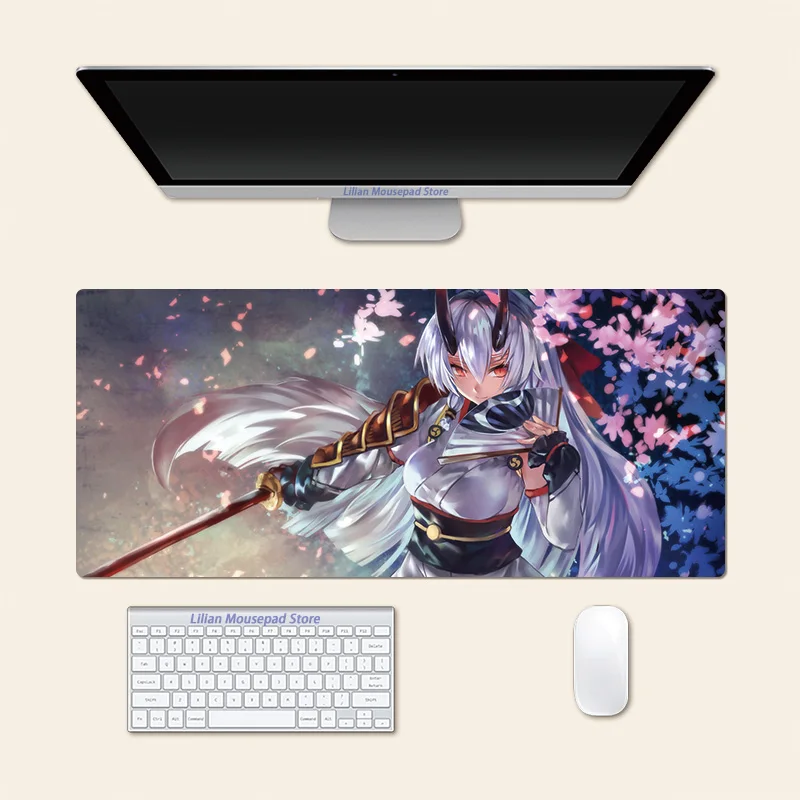 

Tomoe Gozen Fate Anime Large Mouse Pad PlayMat Office Mousepad Game Creative Desk Gaming Mat