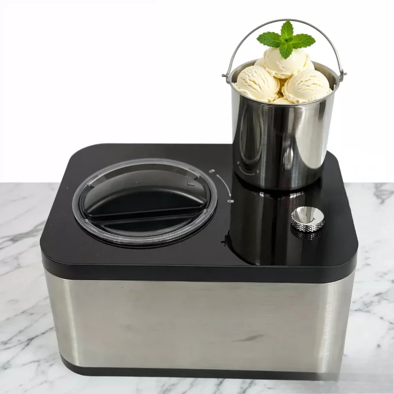 Compressor Refrigeration Ice Cream Small Commercial Automatic 1.5 Liters