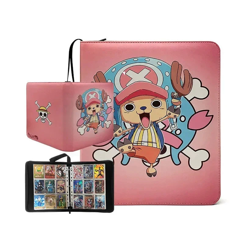 540Pcs 9 Pocket Anime One Piece Luffy Zoro Cards Book zipper PU leather Cards  Binder Display Game Collection Card Kids Toy Gift - AliExpress 26