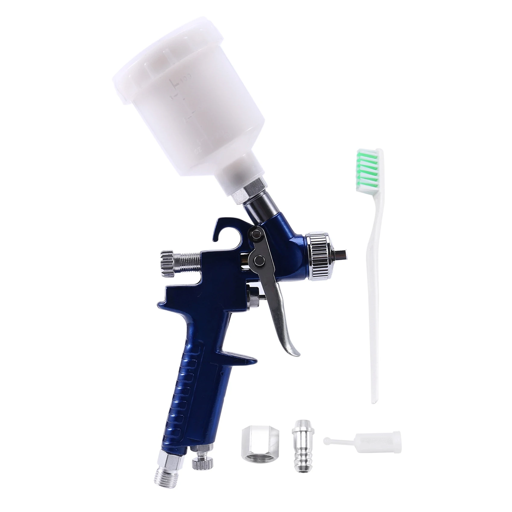 1.0MM Nozzle H-2000 Professional HVLP Spray Gun Mini Air Paint Spray Guns Airbrush For Painting Car Aerograph