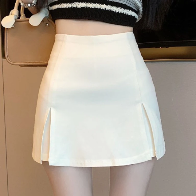 Short Casual Female Skirts New In Mini Women\'s Skirt Summer Cheap Premium Stylish Korean Style A Line Streetwear High Quality V