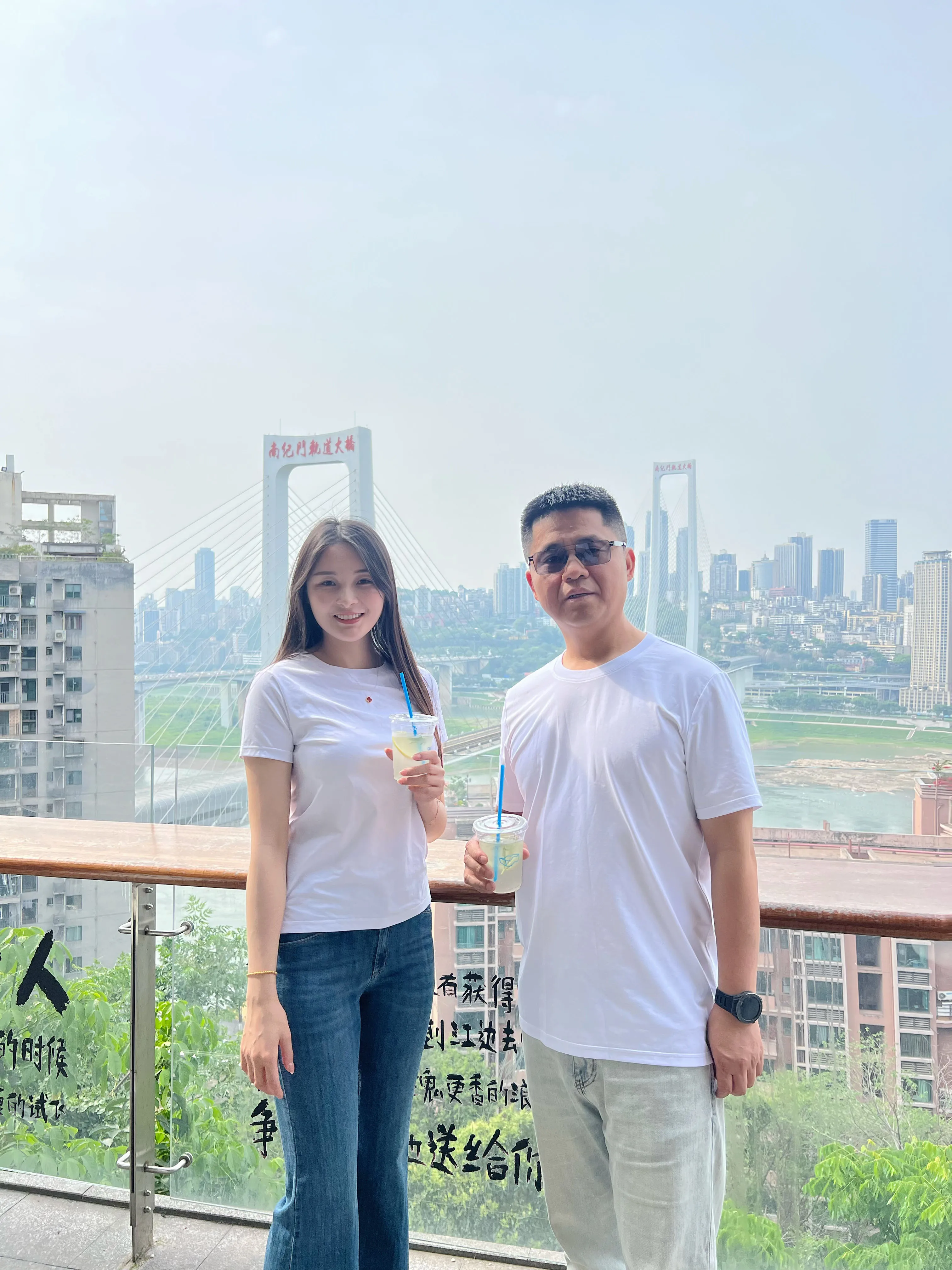 

Three-Proof High-Tech Light Luxury Tencel Cotton Unisex Couple White T-Shirt Short Sleeve All-Season Simple Sweat-Absorbent Crew Neck Carefully Selected Couple Sports T-Shirt