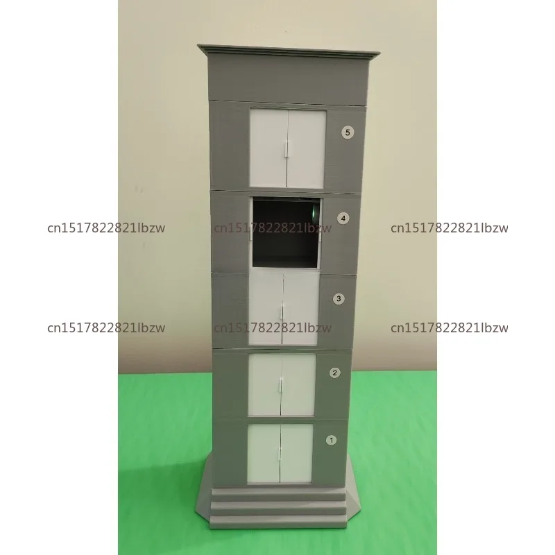 5-12 Floors DIY Simulation Elevator Toy - Ultra-Tall Building Model, Simple Version STEM Educational Hands-on Craft for Kids