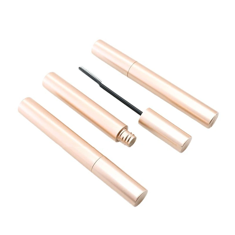 100 個 10 ミリリットルまつげチューブマスカラクリームバイアル/容器空ボトルローズゴールドマスカラサンプル包装チューブ