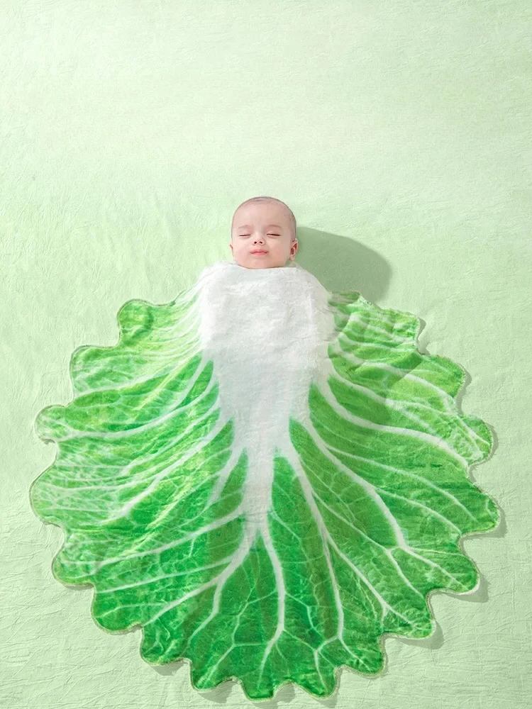 

#Chinese cabbage newborn is wrapped in a funny creative package in spring and summer