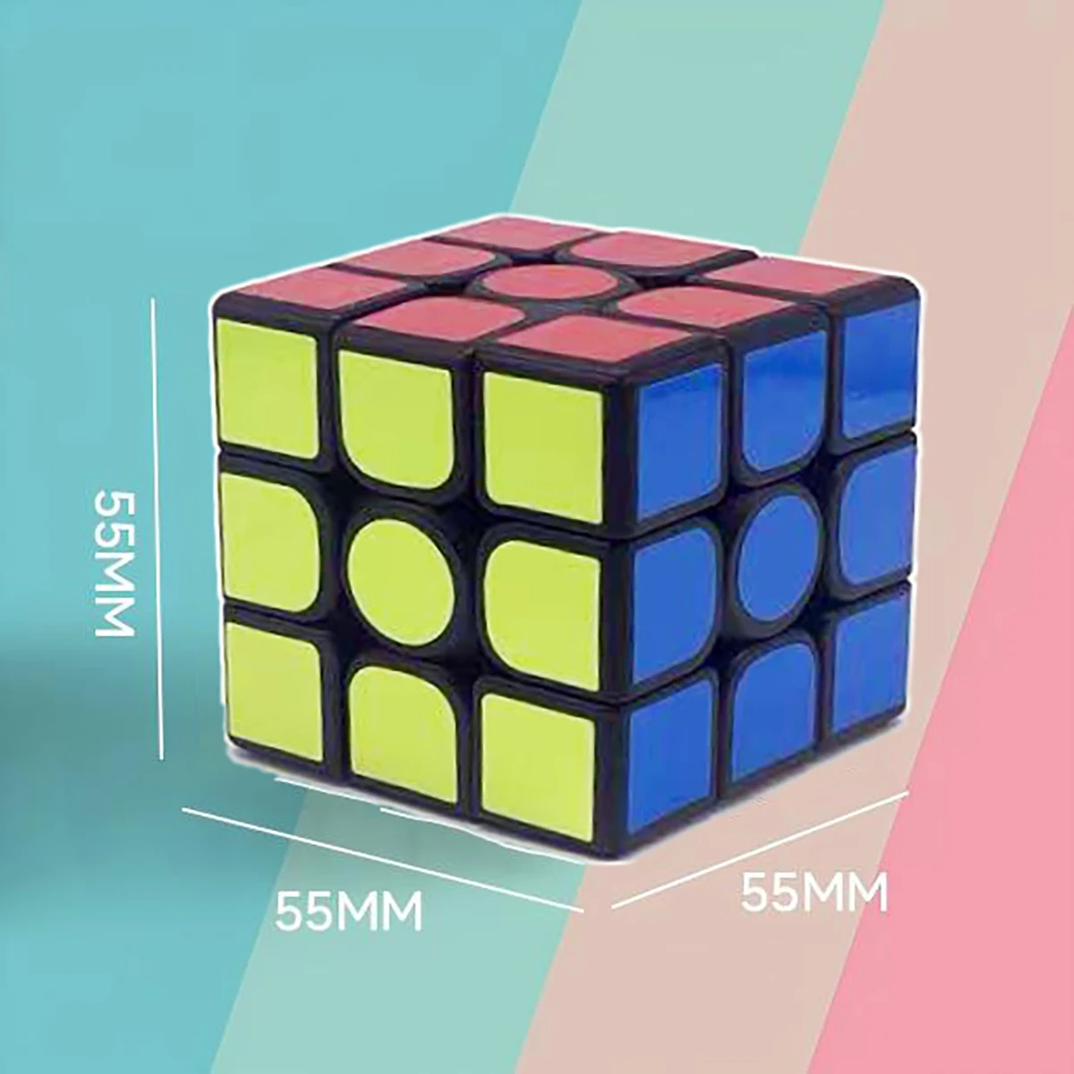 Magische Kubus 3x3 Sticker Magische Kubus leuke stress hersenen stimuleren Educatief Speelgoed Kinderen Puzzel Competitie speelgoed cadeau