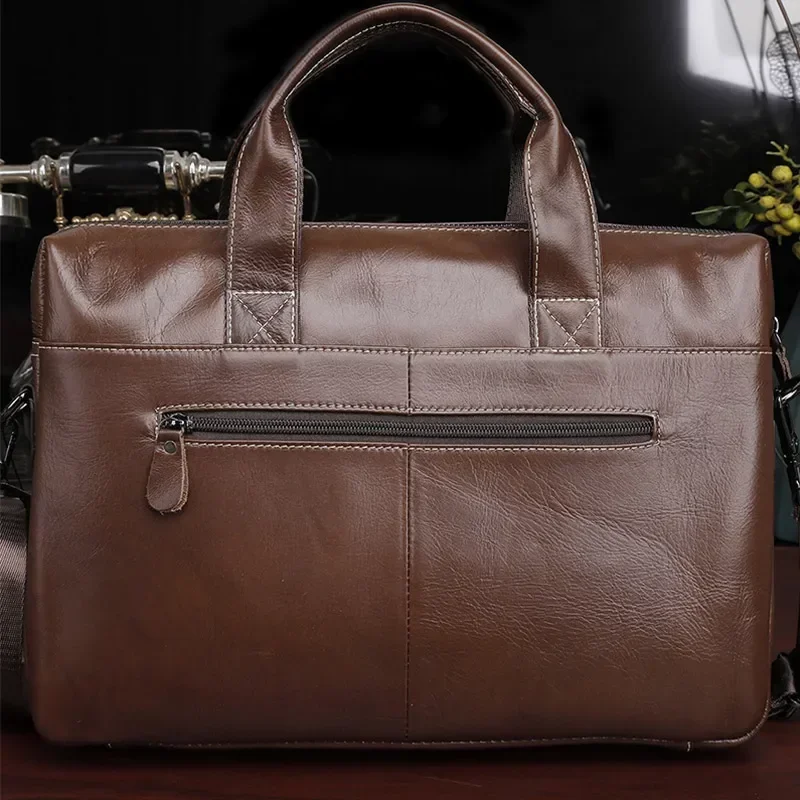 Hohe Qualität Männer Aus Echtem Leder Handtaschen Männlichen Business Leder Reise Aktentaschen männer Rindsleder Messenger Taschen Tote