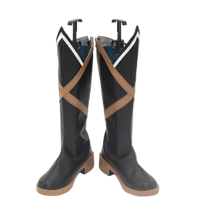Rudeus Greyrat Cosplay Shoes Halloween Carnival Boots Cosplay Prop Anime PU Leather Shoes Custom Made
