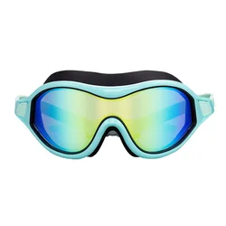 Profession elle Erwachsene Schwimm brille hohe Qualität großer Rahmen Anti-Beschlagen Silikon brille galvani sierte Linsen Großhandel