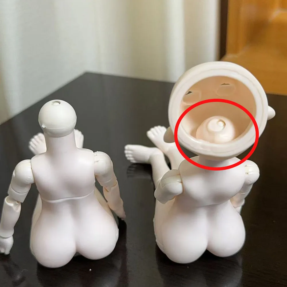 1/6 BJD Doll Body 30cm Doll Body Flexible Joint Moveable and Two Neck Linking Methods Dolls Accessories