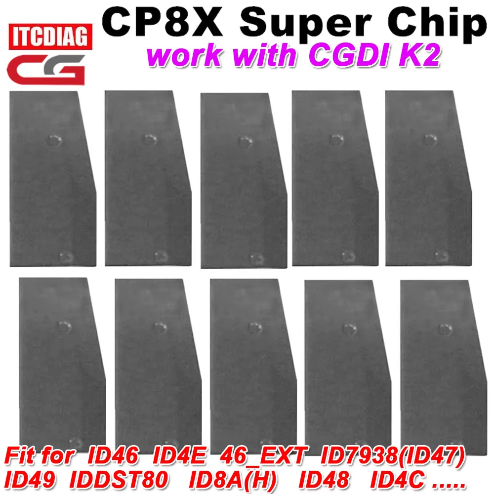 CGDI CP8X Super Chip الجديد مع أداة مبرمج المفاتيح الذكية CGDI K2
