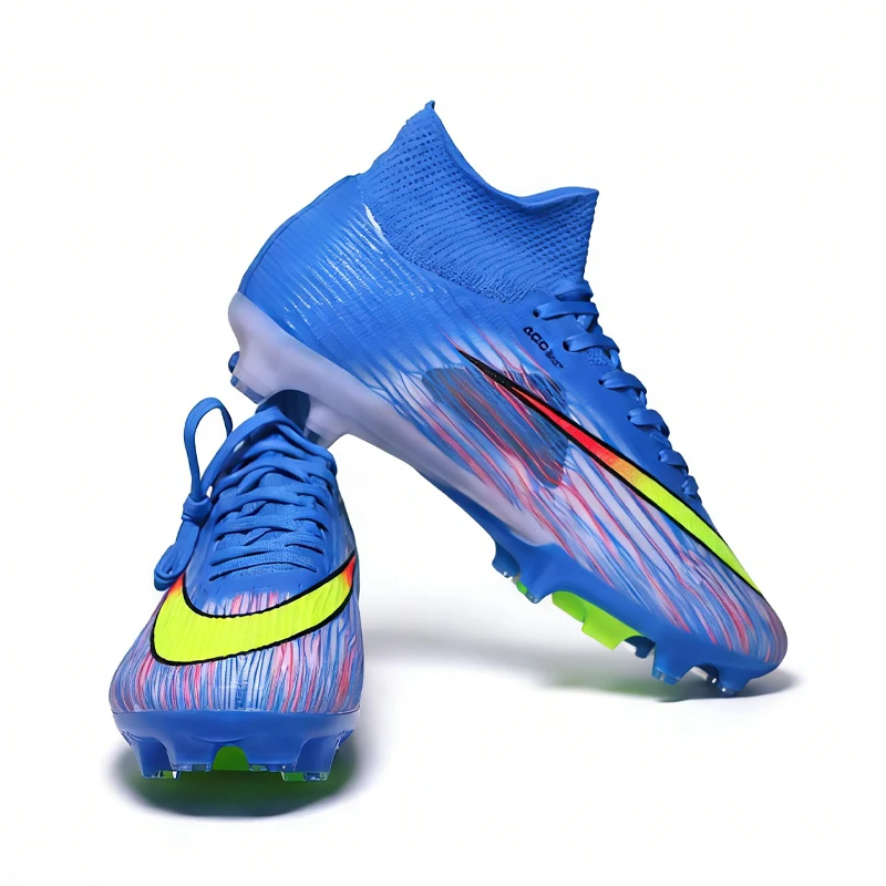

2706 High Quality Mens Soccer Shoes Turf Soccer Cleats Boys Sneakers TF/FG Training Football Boots Chuteira Campo 35-45