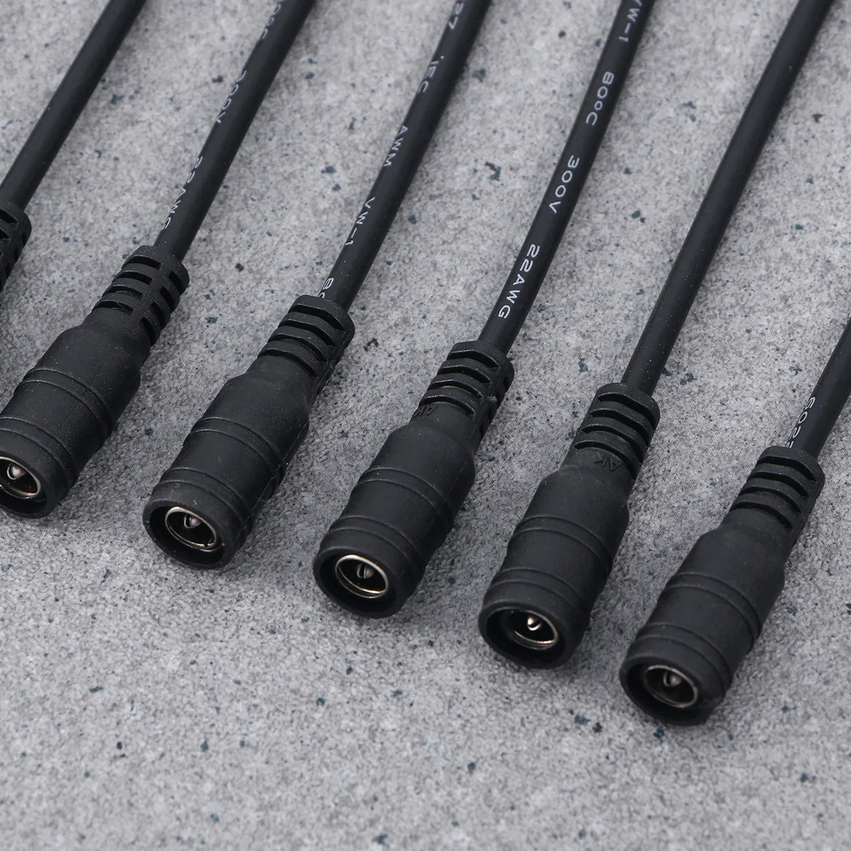 

10Pcs Female Power Connector 5.5x2.1mm Cable Jack Adapter for 12V Cctv Camera Dc Power Connector Pigtail Cable Long-Lasting Use